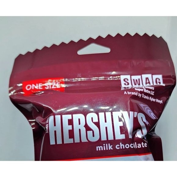 Swag Hershey's Milk Chocolate Retro Crew Socks - 2 Pairs, Men's Shoe Sizes 8-13 - Picture 4 of 9